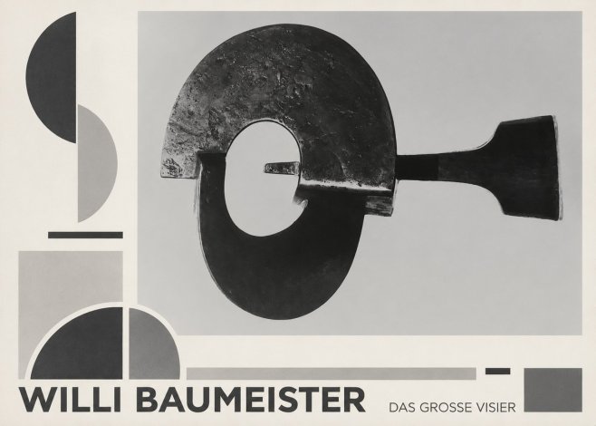 Willi Baumeister Das Grosse Visier No6 - Poszter