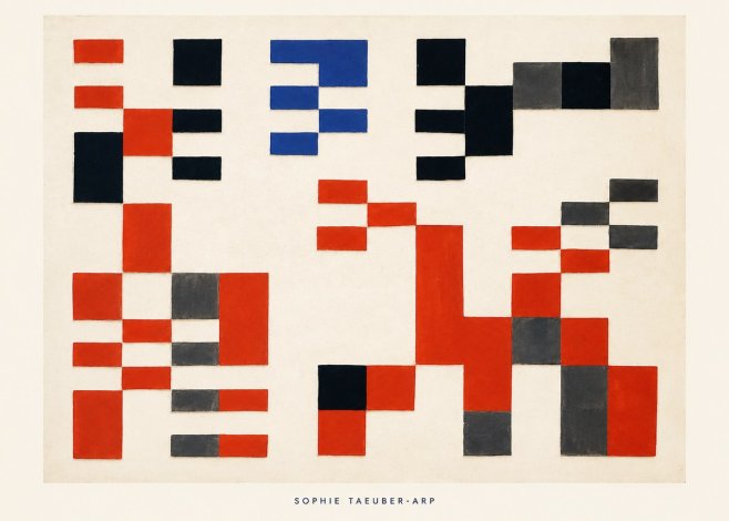 Sophie Taeuber-Arp Sophie Taeuber-arp No6 - Poszter